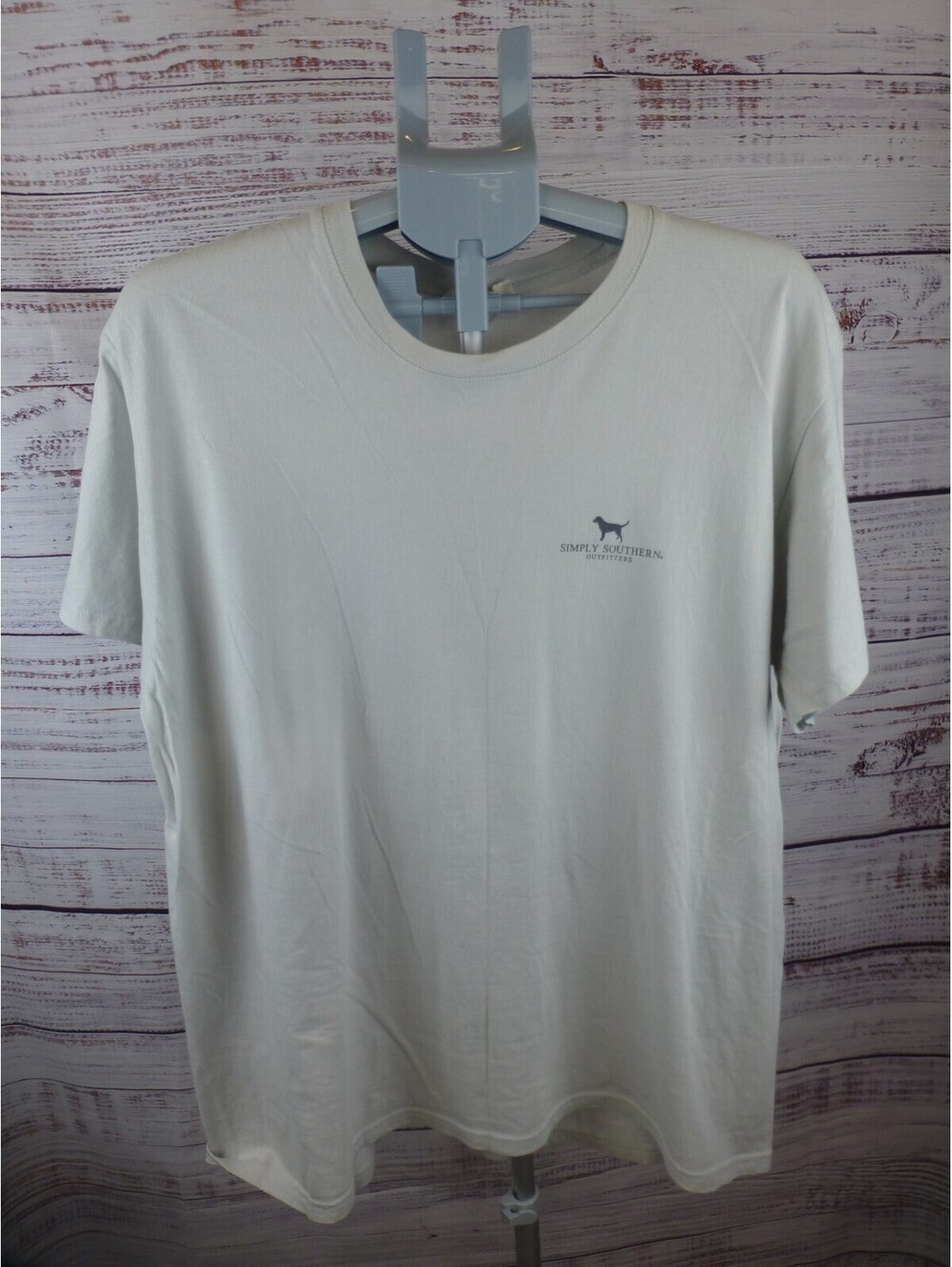 Simply Southern 'Merican Dude Dog T-Shirt Men's  XL Sage Tee - J5A